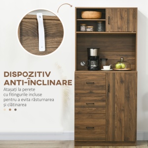Dulap Modern – Lemn cu 3 Sertare & Dulapioare - Img 7