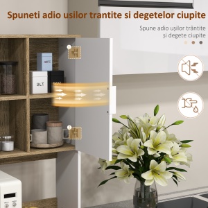 Dulap Modern 180 cm – Cu Usi, Sertare si Rafturi de Depozitare - Img 5