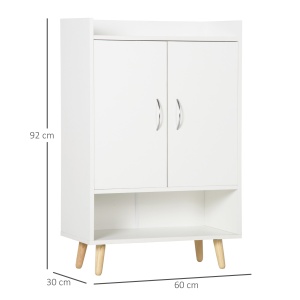 Dulap Pantofar Compact Alb pentru Hol - Img 3