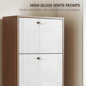Dulap Pantofi 60×28×189 cm – 5 Sertare & Spatiu pentru 30 Perechi - Img 7