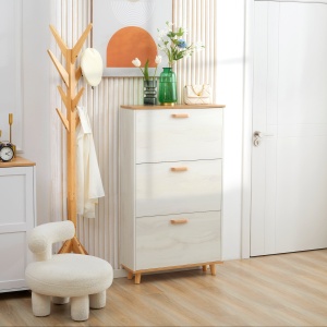 Dulap Pantofi Alb 70×23,5×122 cm – Sertare & Rafturi Reglabile - Img 8
