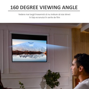 Ecran Proiector 100” – Montaj Pe Perete sau Tavan - Img 8
