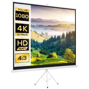 Ecran Proiector 120” – Format 4:3, Trepied Portabil & Stabil - Img 1