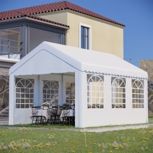 Foisor pentru Exterior, Marchiza pentru Petreceri, Nunta si Cadru din Otel, 6 x 4 m - Img 2