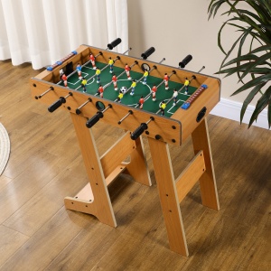 Fotbal- Biliard pliabil compact din lemn cu 18 jucatori, 69x37x70cm - Img 2