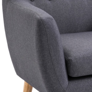 Fotoliu Nordic – Gri inchis, Design Elegant & Confortabil - Img 9