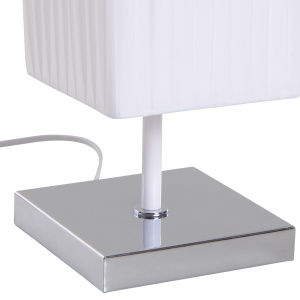 Lampă de Podea cu Design Modern pentru Living, 14x14x120 cm, Alb - Img 7