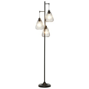Lampa de podea Lampă cu picior Design vintagecindustrial din metal culoare negru - Img 1