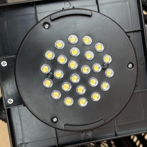 Lampă Solară de Grădină cu Iluminare LED și Aprindere Automată, 20x20x68 cm, Gri - Img 9