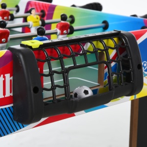 Masă de Fotbal cu 2 Panouri de Scor, din Lemn, Oțel Inoxidabil și Plastic, 86.5x43.5x63 cm, Multicolor - Img 9