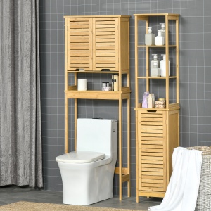 mobilier baie tip turn, lemn, 34x30x173 cm - Img 2