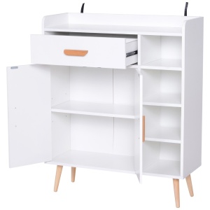mobilier multifunctional, 80 x 29.5x96cm alb - Img 9
