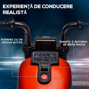 Motocicleta Electrica 18–36 Luni – Far & Roti Suplimentare - Img 4