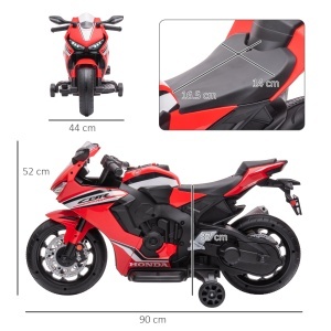 Motocicleta Electrică Copii 6V 3 km/h pentru Copii 3-5 ani - Roșie - Img 3