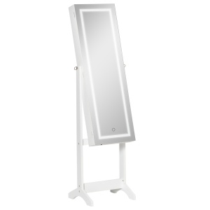 Oglinda Suport Bijuterii – LED Reglabila 46×36,5×151,5 cm