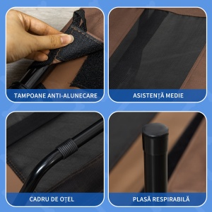 Patut Caini – Pliant Metal & Oxford cu Geanta Transport - Img 5