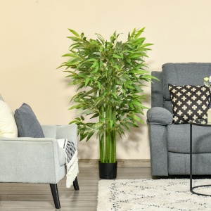 planta artificiala bambus in ghiveci, 140 cm - Img 2