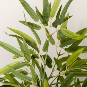 Plantă Artificială de Bambus Înaltă de 90 cm cu 504 Frunze din PEVA și PP Verde cu Ghiveci de Ciment Ø15x12.5 cm - Img 8