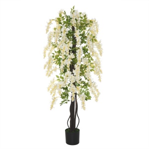 Plante Artificiale Fără Întreținere, Perfect pentru Decorarea Casei, 165 cm, Alb - Img 1