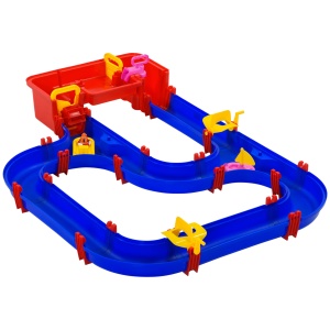 Playset pentru apa 53 Piese pentru Copii 3-6 Ani, din PP, 123x90x7cm, Albastru si Rosu - Img 1