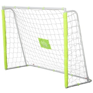 Poarta Fotbal Metalica – Alb/Galben cu Plasa Oxford - Img 1