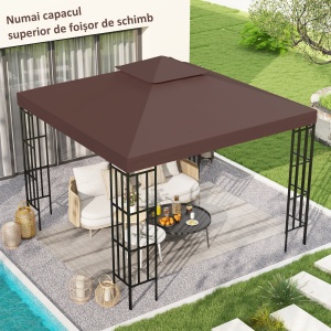 Prelata de Schimb 3×3 m – Copertina UV Cafeniu 2‑Nivel pentru Foisor - Img 2