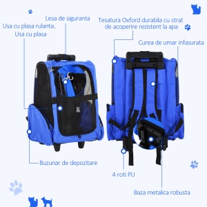 rucsac transport animale mici, 36x30x49 - Img 6