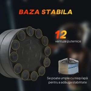 Sac Box de Podea 3 in 1, Inaltime Reglabila 160-230cm - Img 6