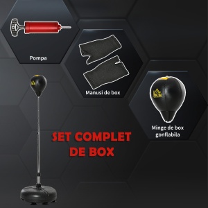 sac de box, 45x45x133-151cm, auriu - Img 5