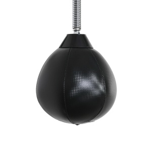 Sac de Viteză de Perete pentru Box și MMA cu Înălțime Reglabilă cu Bară, Pera de Box din Oțel și PU, 79x72x20 cm, Negru - Img 9