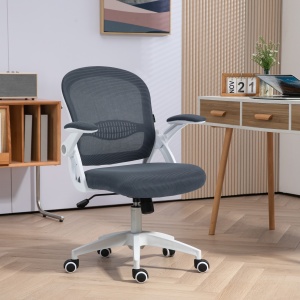 Scaun Birou Ergonomic – Gri, cu Spatar Plasa & Reglabil - Img 2