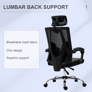 Scaun de Birou Ergonomic inclinabil cu Suport Lombar si Cervical - Img 7