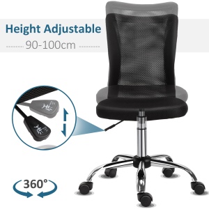 Scaun de Birou Ergonomic Rotativ cu 5 Roti Inaltime Ajustabila - Img 4