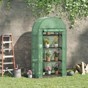sera de gradina, 80x49x160cm, verde - Img 2