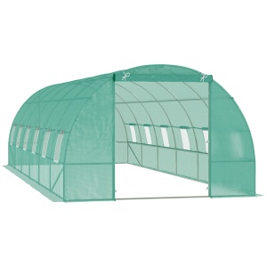 Sera Gradina 3×2 m, Verde, PE & Cadru din Otel - Img 1