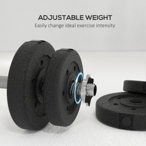 Set 2 Gantere Greutăți de 25 kg Total cu 12 Discuri din Oțel și Plastic - Img 4