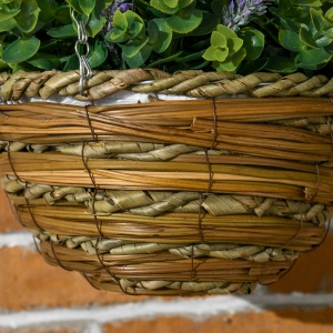 Set 2 Plante Artificiale de Lavandă cu Ghiveci și Cârlig, Ø25x34 cm, Verde și Violet - Img 9