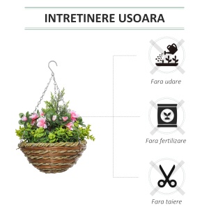 Set 2 Plante Lisianthus – Ghiveci Rachita, Decorative pentru Agatat - Img 6