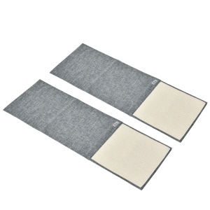 Set 2 stalpi pentru pisici 42,5 cm x 42,5 cm, gri - Img 1