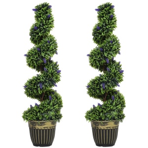 Set de Două Plante Artificiale Lavandă 90cm - Img 1
