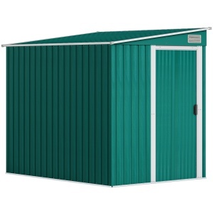 Șopron Metalic Galvanizat 7 x 5ft, cu Ușă Glisantă - Img 1