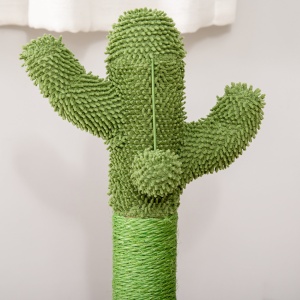 stalp forma cactus, centru de joaca pisici, 32x32x60cm - Img 7