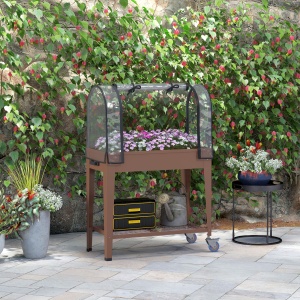 Strat de gradina inaltat cu acoperis de sera, Jardiniera - Img 2
