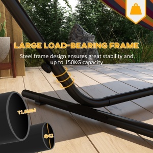 Suport pentru hamac 9,4ft si suport lateral pentru tava, - Img 4