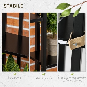 Suport pentru Plante cu 5 Niveluri, Raft de Colt pentru Plante, Suport pentru Ghiveci, Organizator Decorativ - Img 5