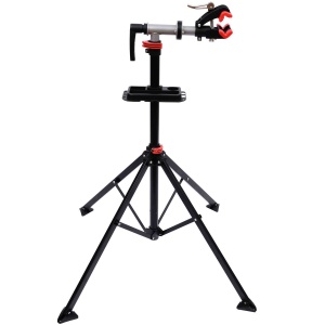suport reparare bicicleta 75x75x100-160cm, negru - Img 1