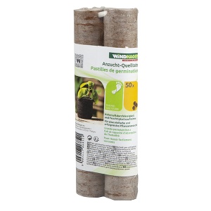 Tablete din fibra de cocos deshidratata 50 buc - 3.5cm
