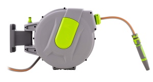 Tambur de perete cu 15 m de furtun retractabil