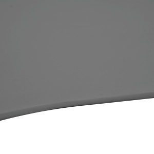 Umbrelă de Grădină cu Rotație la 360°, Braț, Bază în Cruce și Orificiu de Ventilație, Ø256x245 cm, Gri Închis - Img 9