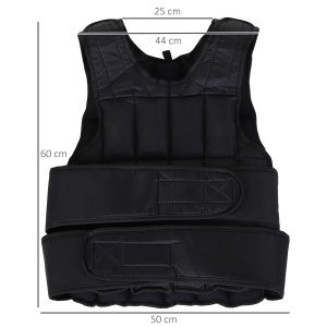 Vesta ponderata 20kg cu 38 Greutati, Captuseala si Inchideri cu Velcro - Img 3